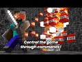 Can AI Beat Minecraft? Send commands to help or hurt them! #shorts