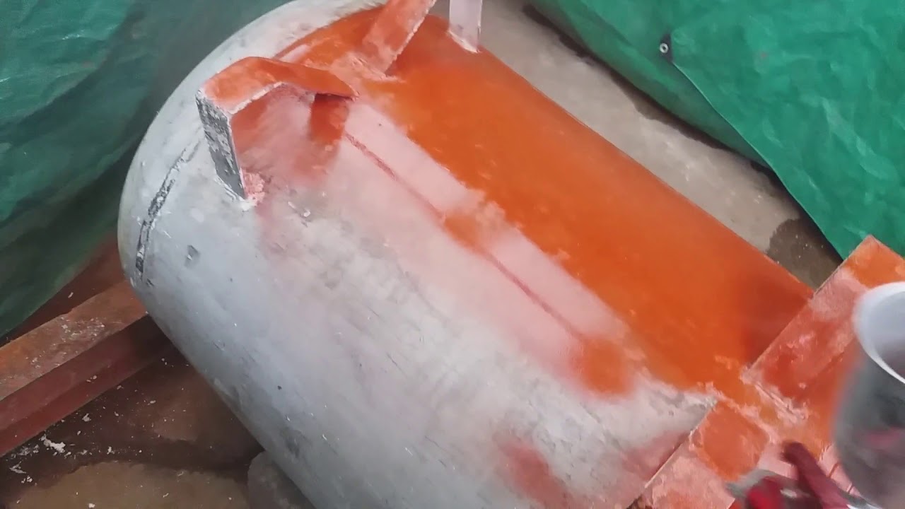 Como Pintar Un Tanque Estacionario YouTube