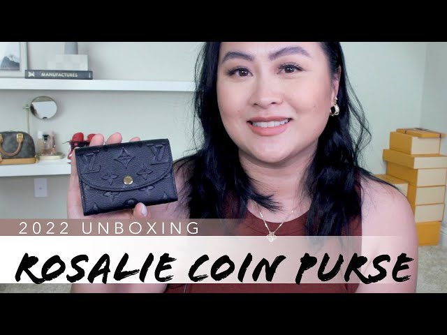 LOUIS VUITTON ROSALIE COIN PURSE; in-depth review and sharing what