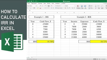 How to Calculate IRR in Excel