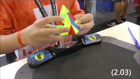 2.65 official Pyraminx average (Former Swiss NR)