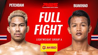 ไฟต์เต็ม Full Fight l เพชรดำ vs. บัวเขียว l Petchdam vs. Buakhiao l RWS