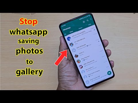 Video: Hoe stop je het opslaan van alle foto's van WhatsApp?