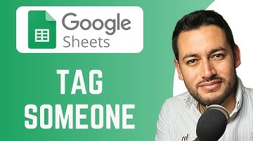 How To Tag Someone in Google Sheets | Mention someone in cell note | Google Sheets Tutorial