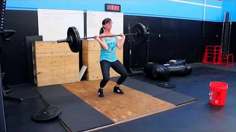 160721 Maureen Power Cleans x 2