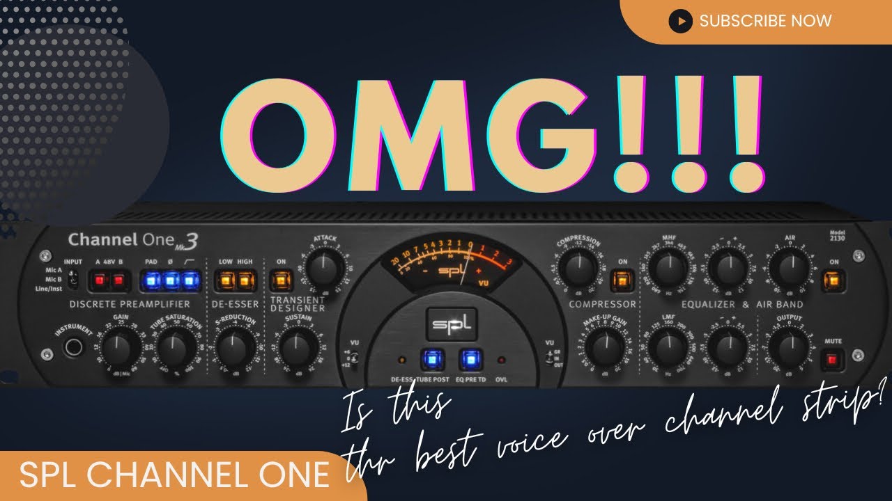 Is the SPL Channel One mk3 the Best Channel Strip for Voice