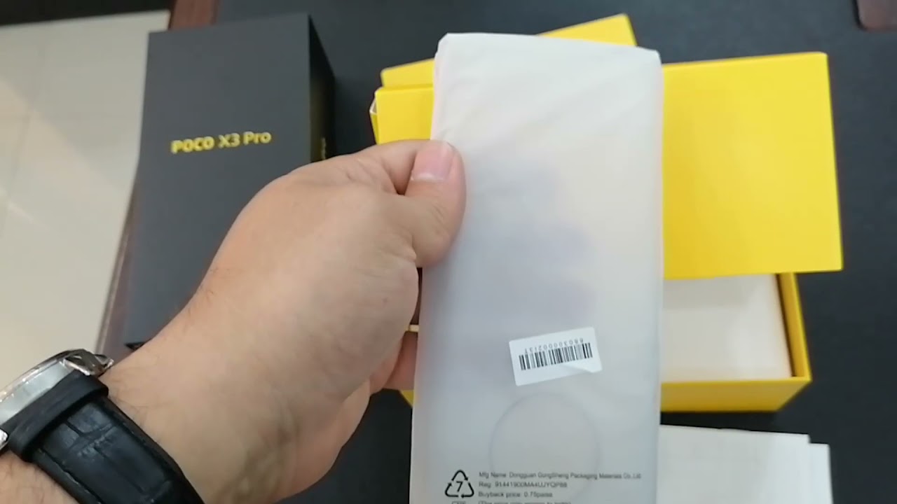 Opening Poco X3 Pro Box For the First Time - فتح صندوق بوكو اكس 3 برو  لأول مرة