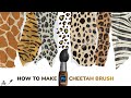 Create a realistic Cheetah Fur Brush in Adobe Photoshop 🐆🎨 @illustrationsbyaakansha0301