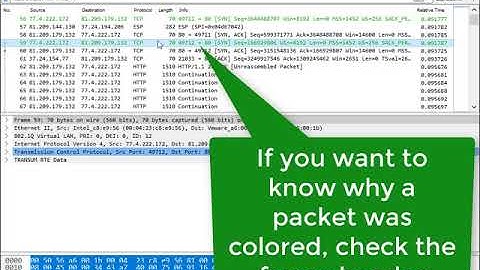 Wireshark Tip #15: Colorizing Packets