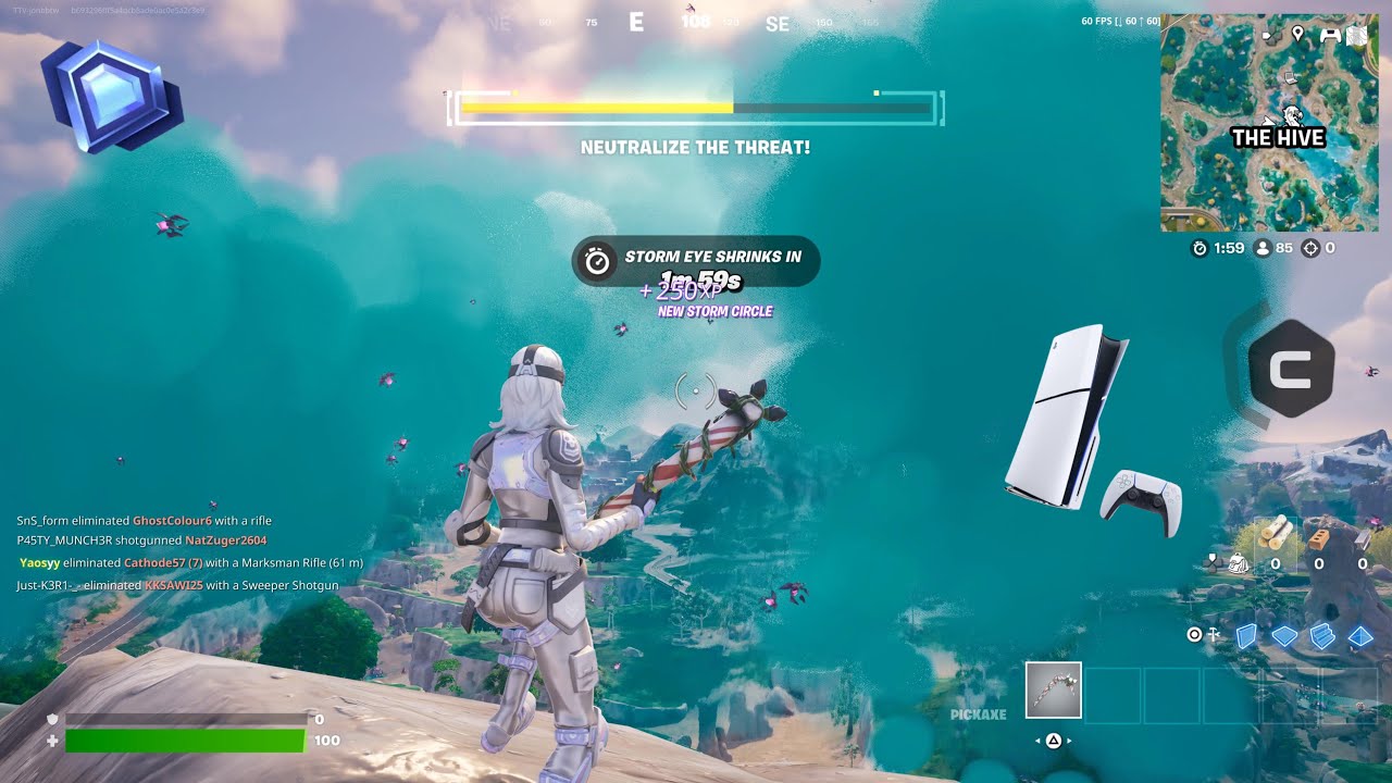 PS5 Slim Fortnite Chapter 6 Season 4 Ranked Gameplay (4K 60FPS) 