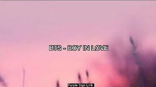 BTS (방탄소년단) - BOY IN LUV Lirik dan Terjemahan Indonesia