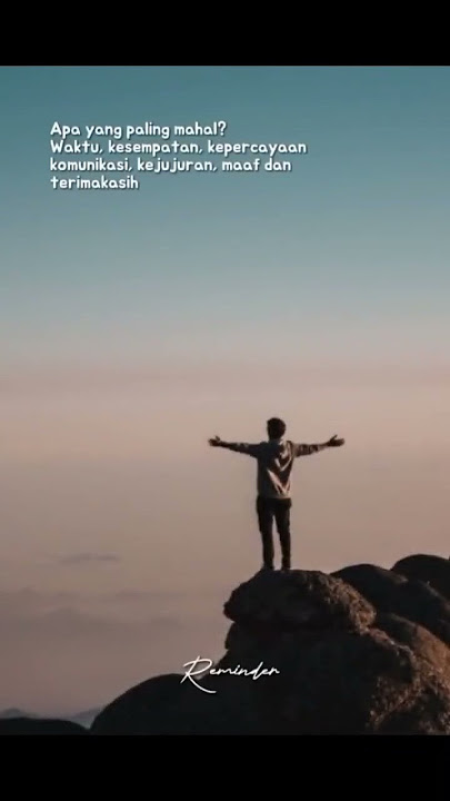Yang mahal adalah waktu,kesempatan,kepercayaan dan kejujuran #katakatamotivasi #story #storywa