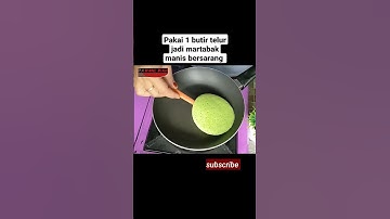 Thumbnail of Resep Martabak Manis Bersarang Hanya 1 Butir Telur #shorts