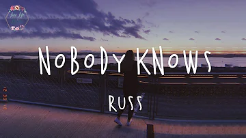 "mask up my pain, hold back my tears" Russ - Nobody Knows (Lyric Video)
