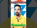 IBPSPO last 5 year vacancies #ibps #ytshorts #ibpspo