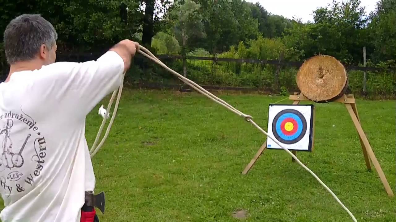 Axe and knife throwing...and trick roping Skills coordination YouTube