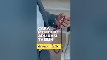 yuk bikin aplikasi tasbih pakai Flutter ✨ #tasbih #tasbihdigital #flutter #shorts