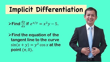 Implicit Differentiation | Equations with Exponential and Trigonometric Functions