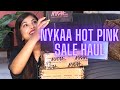 HUGE NYKAA HOT PINK SALE HAUL! | Vanya Bhatnagar