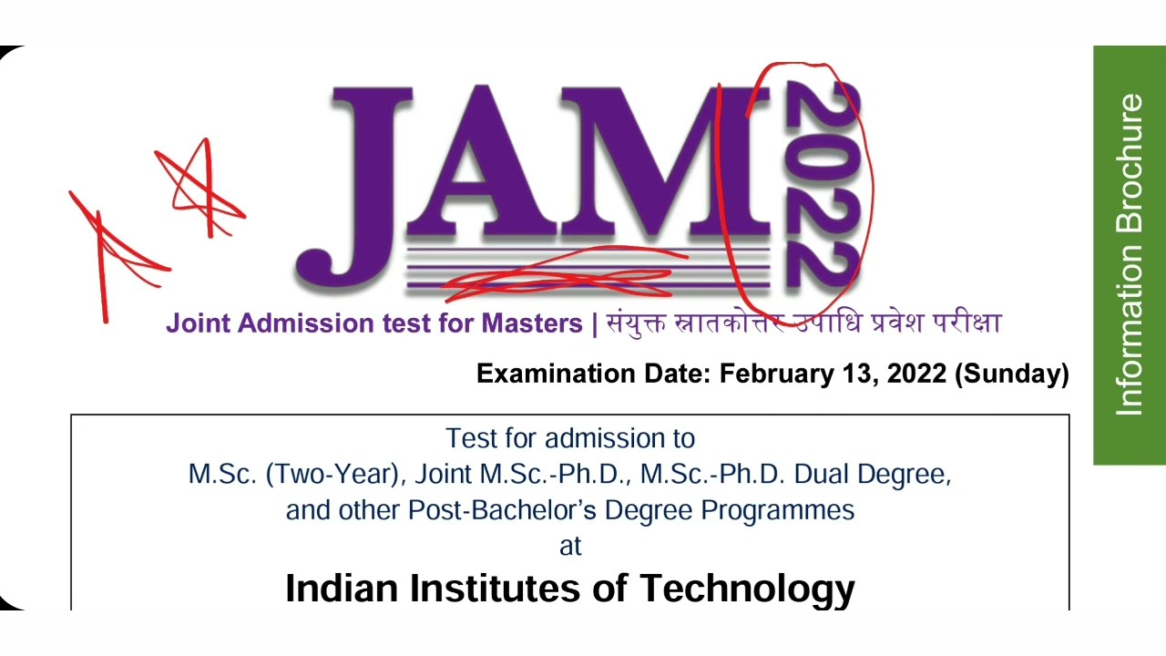 IIT JAM 2022 | All Detailed Information | Syllabus | Eligibility Conditions | Pattern of Exam