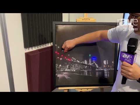 ISE 2022: EZ Acoustics Shows Electrified LED FOAM Acoustic Panel with Decorative, Customizable LEDs