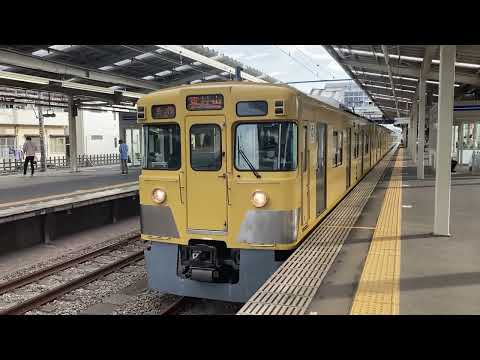 西武旧2000系2027F 小川発車