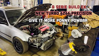 Build civic ek new 6266 precision turbo speed factory manifold tial waste gate || Pham’s Legend