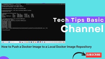 How to Push a Docker Image to a Local Docker Image Repository #tips #docker #dockertutorial #windows