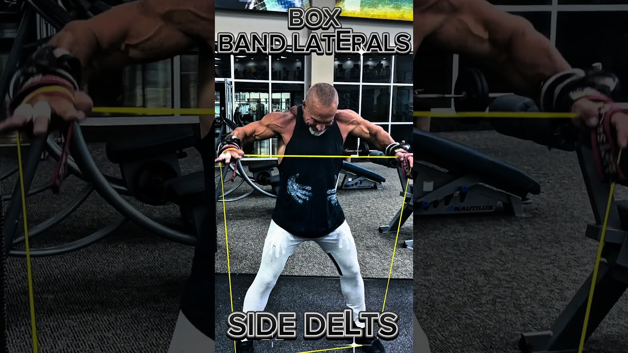 BOX BAND LATERALS FOR SIDE DELTS #workout #motivation #muscle #workouttips #pump