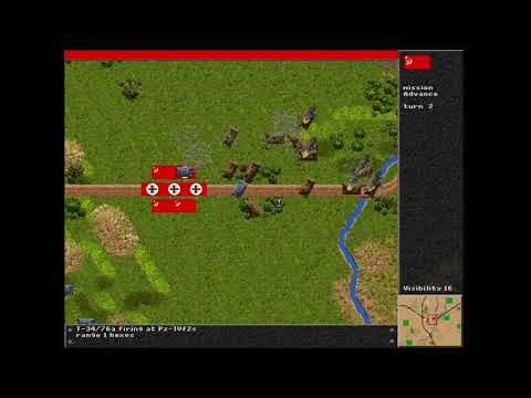 Let's Play Steel Panthers (MSDOS, 1995) - Germans vs Soviets (Mission 2)