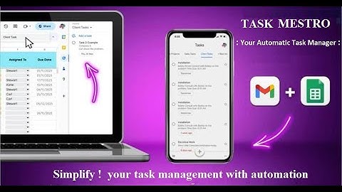 TASK MESTRO:  Your Automatic Task Manager