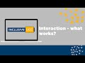 Interaction  what works for students in ucc