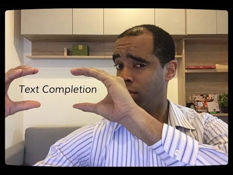 TOEIC: Text Completion