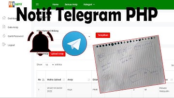 tutorial menambahkan notif telegram dengan php
