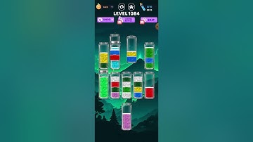 1081-1085 Level water sort master 3D game | Liquid sort puzzle water color game 2024