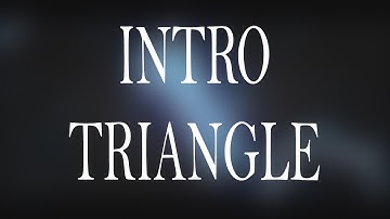 My Intro Triangle |by Triangle Desings|