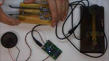 DIY CT7AFR CW Keyer kit demonstration