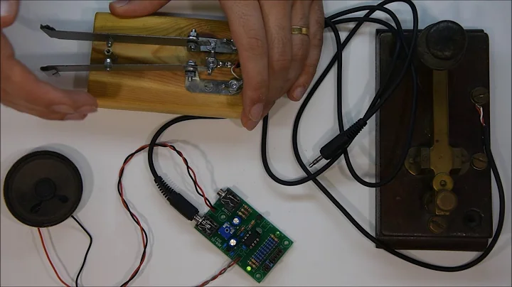DIY CT7AFR CW Keyer kit demonstration