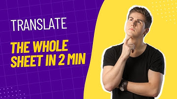 How To Use A Google Translator In Excel | Google Translator In Spreadsheet | A Square Tutorials