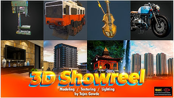 Modeling Texturing showreel - Tejas Gawde | MAAC Borivali