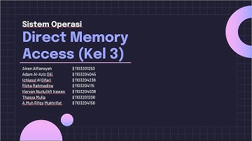 Direct Memory Access Kelompok 3