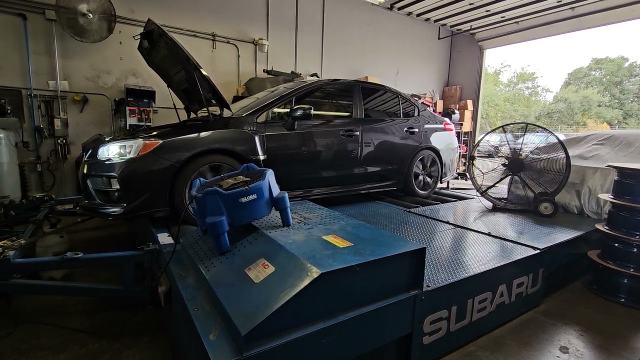 2017 Subaru WRX CVT dyno run.