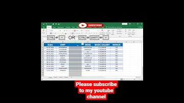 How to insert Row and column in a smart way | Tips & Tricks Part 2 | #Excelhurdles #shorts