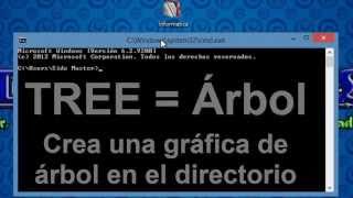 COMANDO TREE en MS-DOS (CMD) | 2018 Funcional
