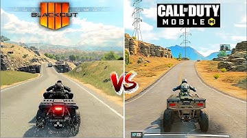 Call of Duty Mobile vs. Call of Duty Black Ops 4 : Blackout - Battle Royale Comparison