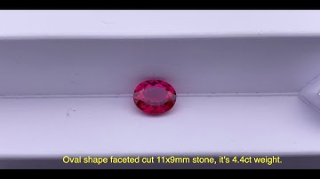 Lab Grown Ruby Hydrothermal Ruby Red Oval shape 11x9mm Gemstones wholesale from China Supplier