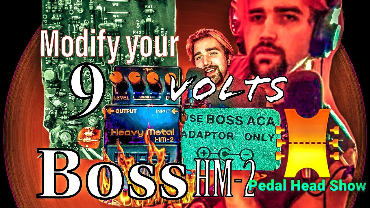 Boss HM-2 MIJ Heavy Metal 1986 ACA to PSA - 12v to 9v
