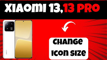 Xiaomi 13,13 pro How to Change icon size ||  App Icon Size Increase And Decrease