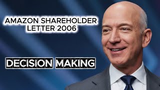 Reading Jeff Bezos' 2006 Amazon Shareholder Letter + Commentary