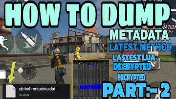 How To Dump Any FF Protect Metadata || Simple NewSetup Dumping Any Game Metadata || New Method Dump